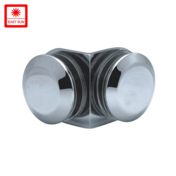 Hot Designs Double Round Brass Glass Clamp (GBF-051)